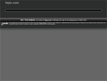 Tablet Screenshot of fajar.com